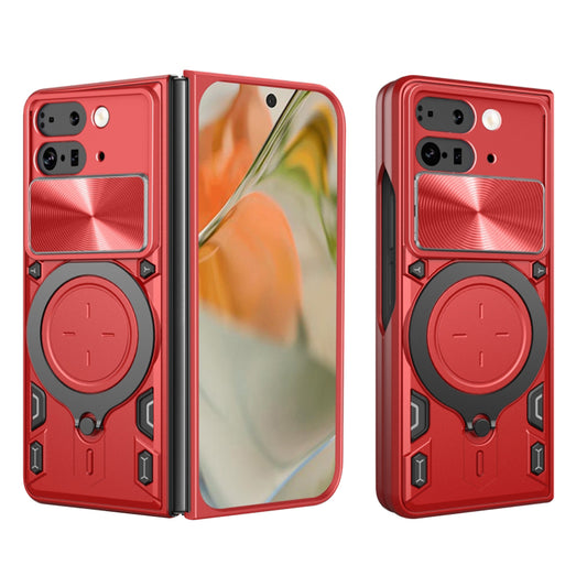 Hoes voor Google Pixel 9 Pro Fold, Techsuit, CamGuard Pro, Rood