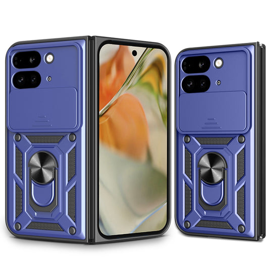 Hoes voor Google Pixel 9 Pro Fold, Techsuit, CamShield, Blauw
