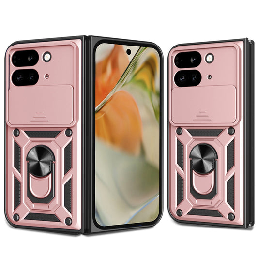 Hoes voor Google Pixel 9 Pro Fold, Techsuit, CamShield, Roze