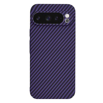 Hoes voor Google Pixel 9 Pro, Techsuit, Carbonite FiberShell, Paars