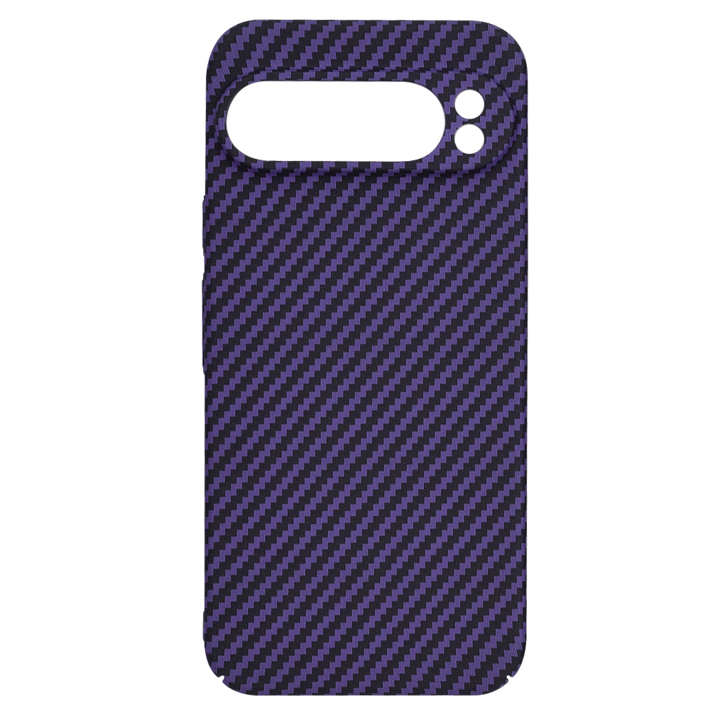 Hoes voor Google Pixel 9 Pro, Techsuit, Carbonite FiberShell, Paars