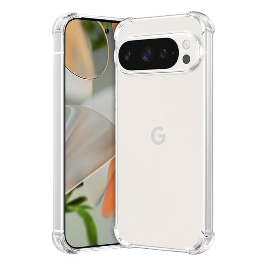 Hoes voor Google Pixel 9 Pro, Techsuit, Schokbestendig Transparant, Helder