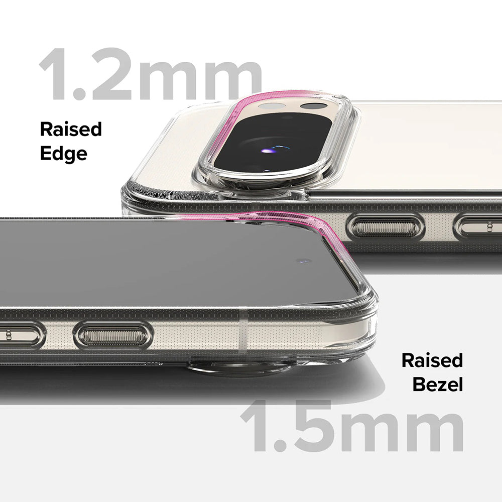 Hoesje voor Google Pixel 9 Pro XL, Ringke, Fusion, Transparant