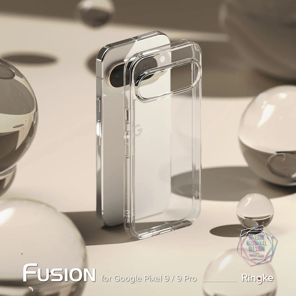 Hoesje voor Google Pixel 9 Pro XL, Ringke, Fusion, Transparant