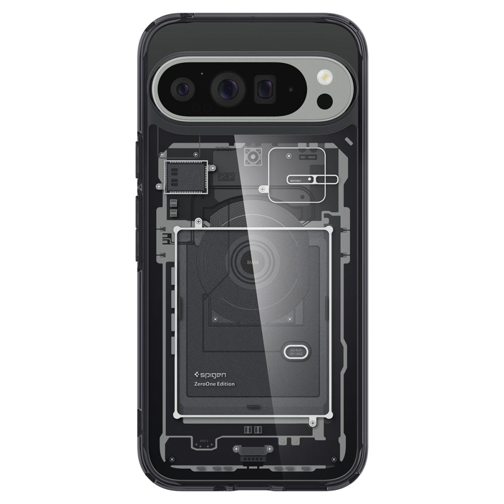 Hoes voor Google Pixel 9 Pro XL, Spigen, Ultra Hybrid Zero One, Zwart ACS07722