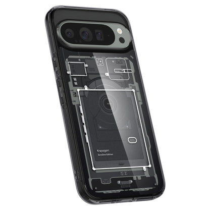 Hoes voor Google Pixel 9 Pro XL, Spigen, Ultra Hybrid Zero One, Zwart ACS07722