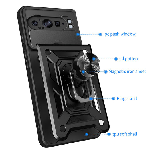 Hoes voor Google Pixel 9 Pro XL, Techsuit, CamShield, Groen
