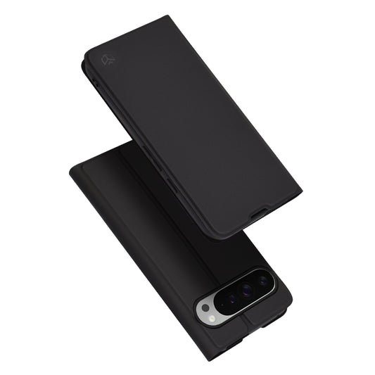 Hoes voor Google Pixel 9 Pro XL, Techsuit, Magskin Book, Zwart
