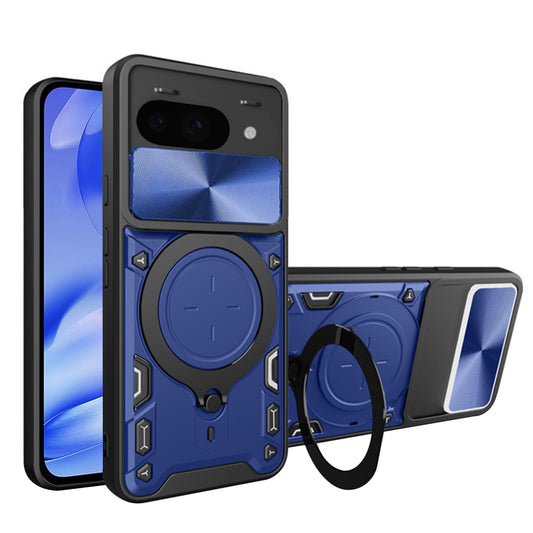 Hoes voor Google Pixel 9a, Techsuit, CamGuard Pro, Blauw