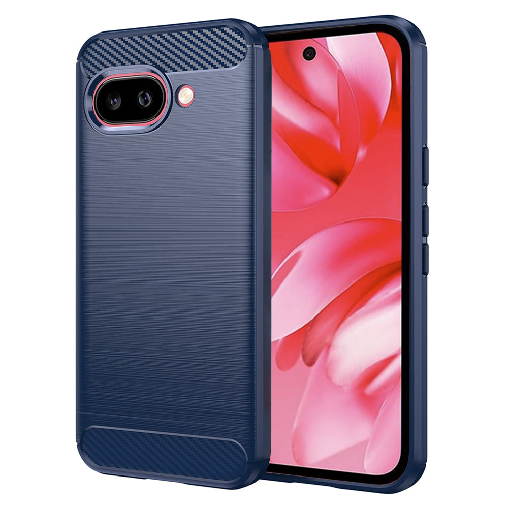 Hoes voor Google Pixel 9a, Techsuit, Carbon, Blauw