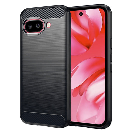 Hoes voor Google Pixel 9a, Techsuit, Carbon, Zwart