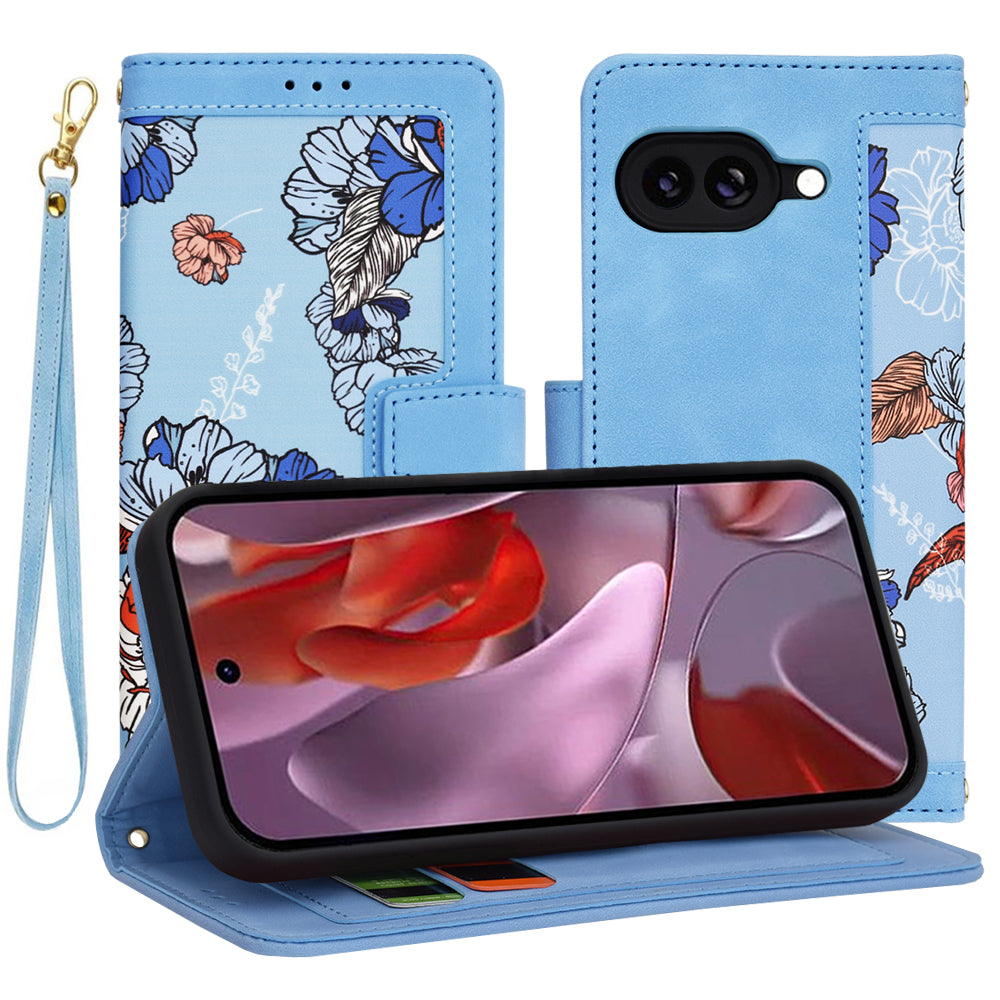 Hoes voor Google Pixel 9a, Techsuit, FlipCraft, Blauw