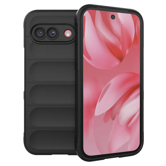 Hoesje voor Google Pixel 9a, Techsuit, Magic Shield, Zwart