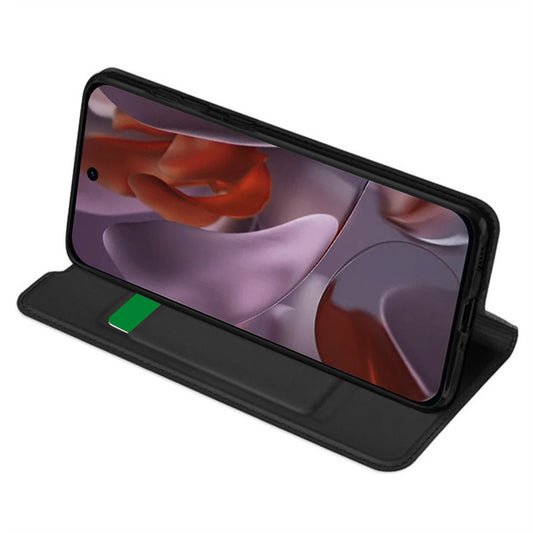 Hoes voor Google Pixel 9a, Techsuit, Magskin Book, Zwart