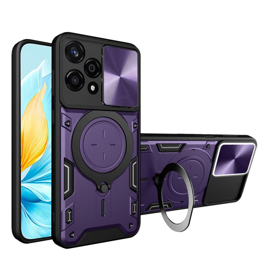 Hoes voor Honor 200 Lite, Techsuit, CamGuard Pro, Paars