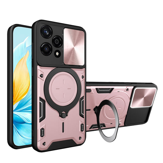 Hoes voor Honor 200 Lite, Techsuit, CamGuard Pro, Roze Goud