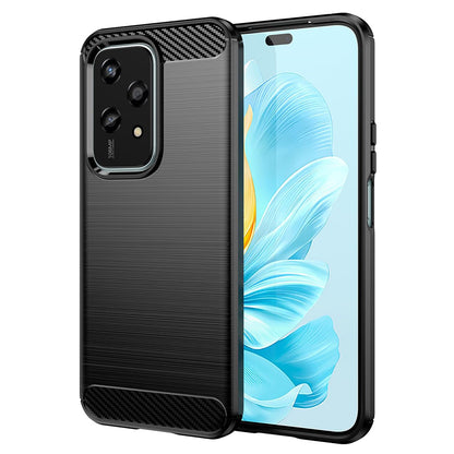 Hoes voor Honor 200 Lite, Techsuit, Carbon, Zwart