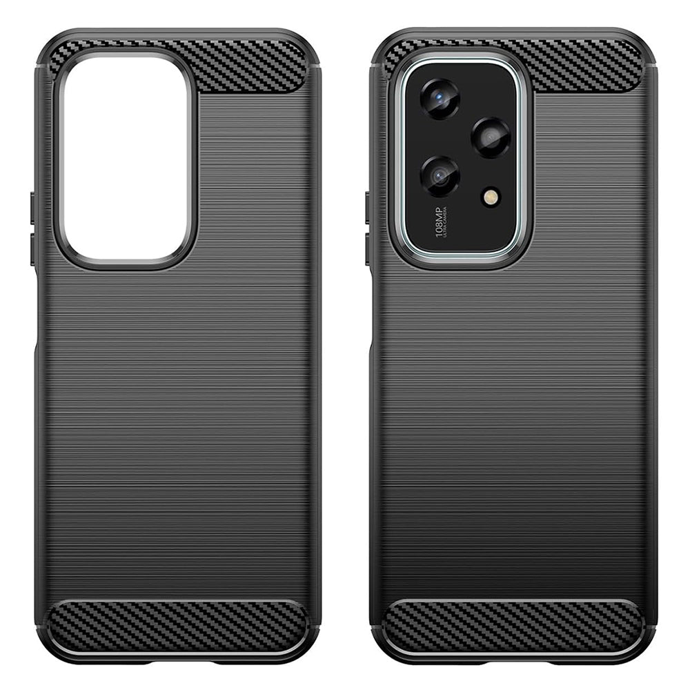 Hoes voor Honor 200 Lite, Techsuit, Carbon, Zwart