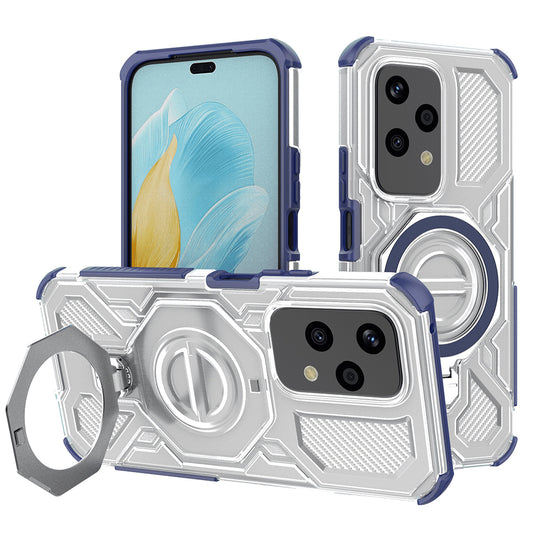 Hoes voor Honor 200 Lite, Techsuit, Carbon Shield Pro, Blauw