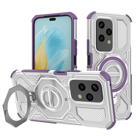 Hoes voor Honor 200 Lite, Techsuit, Carbon Shield Pro, Paars