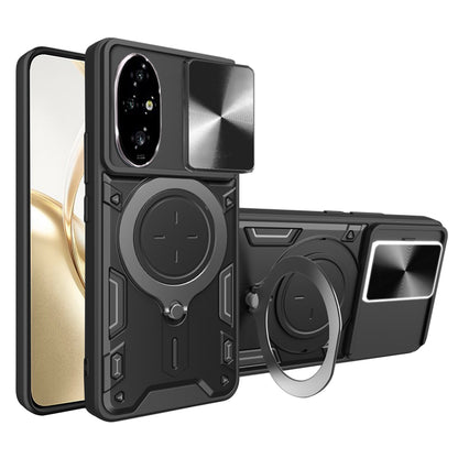 Hoes voor Honor 200, Techsuit, CamGuard Pro, Zwart