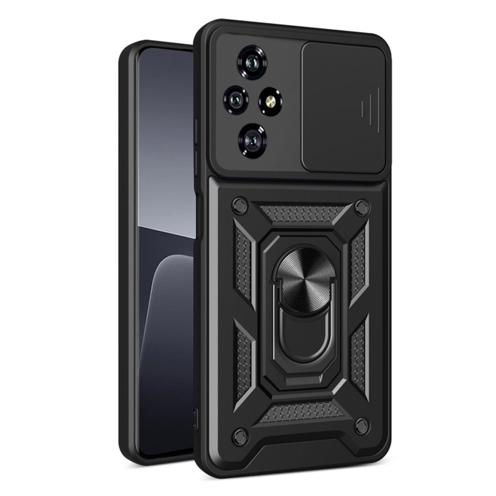 Hoes voor Honor 200, Techsuit, CamShield, Zwart