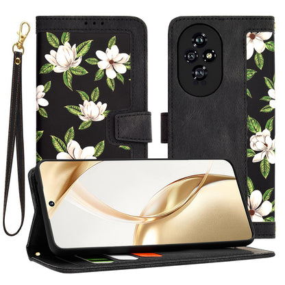 Hoesje voor Honor 200, Techsuit, FlipCraft, Zwart