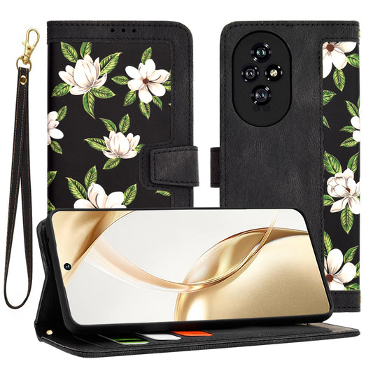 Hoesje voor Honor 200, Techsuit, FlipCraft, Zwart