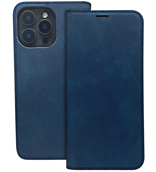 Hoes voor Honor 400 Lite, OEM, Smart Suede, Marineblauw