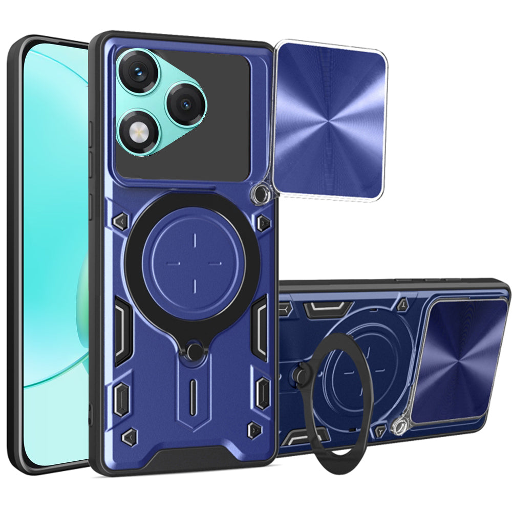 Hoes voor Honor 400 Lite, Techsuit, CamGuard Pro, Blauw