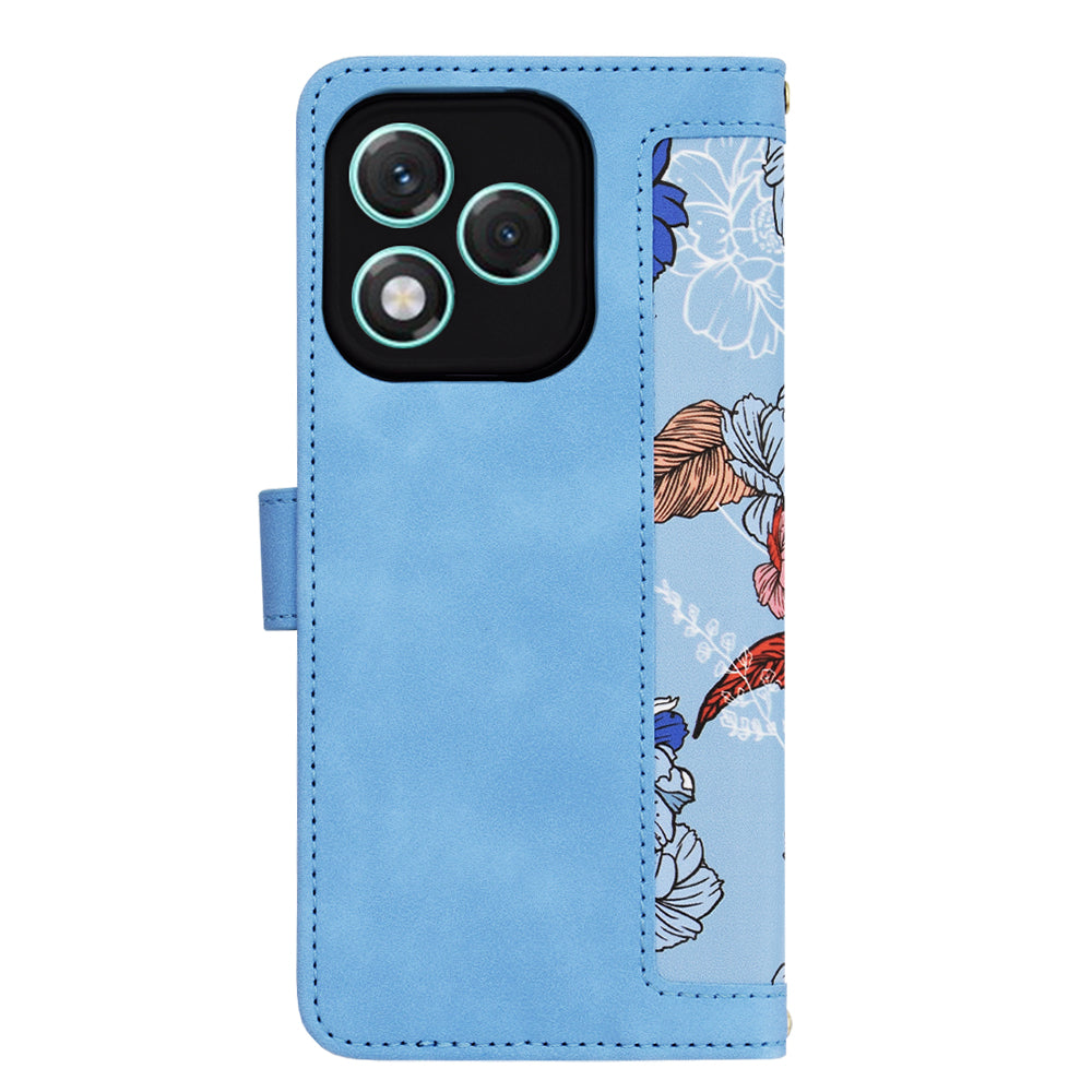 Hoes voor Honor 400 Lite, Techsuit, FlipCraft, Blauw