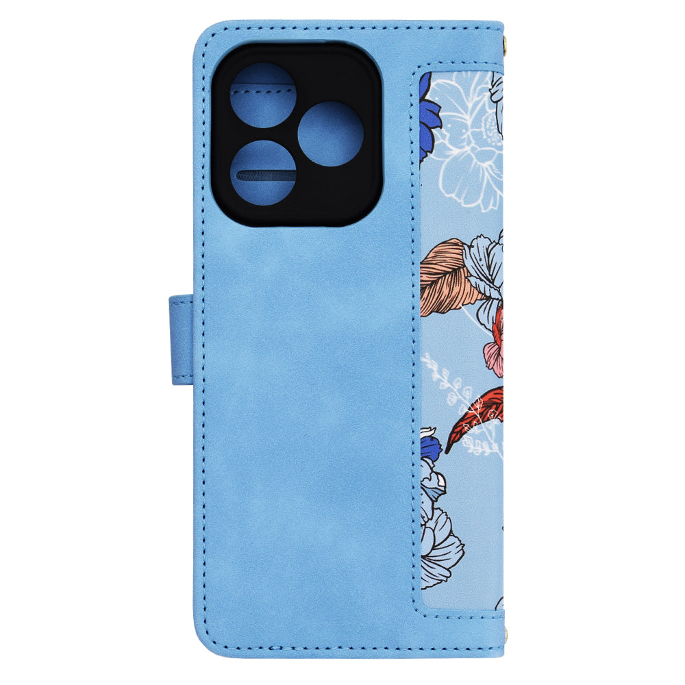 Hoes voor Honor 400 Lite, Techsuit, FlipCraft, Blauw