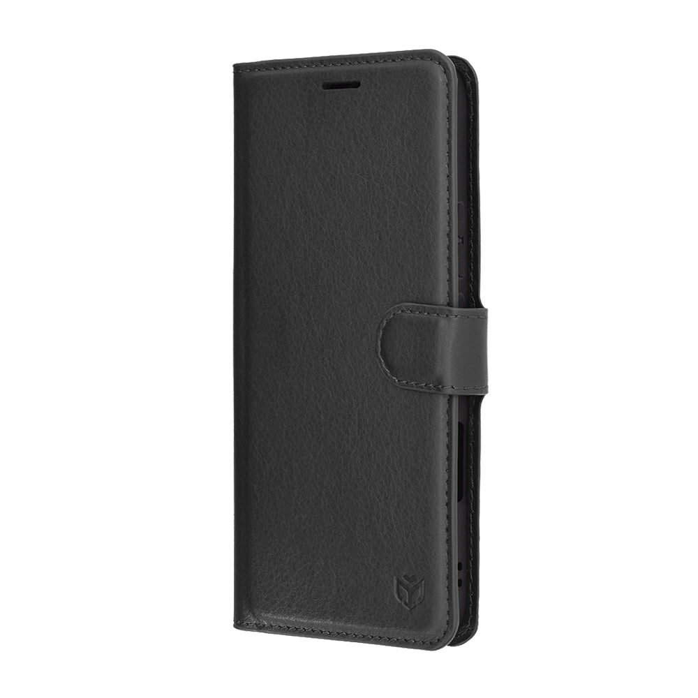 Hoes voor Honor 400 Lite, Techsuit, Leather Folio, Zwart