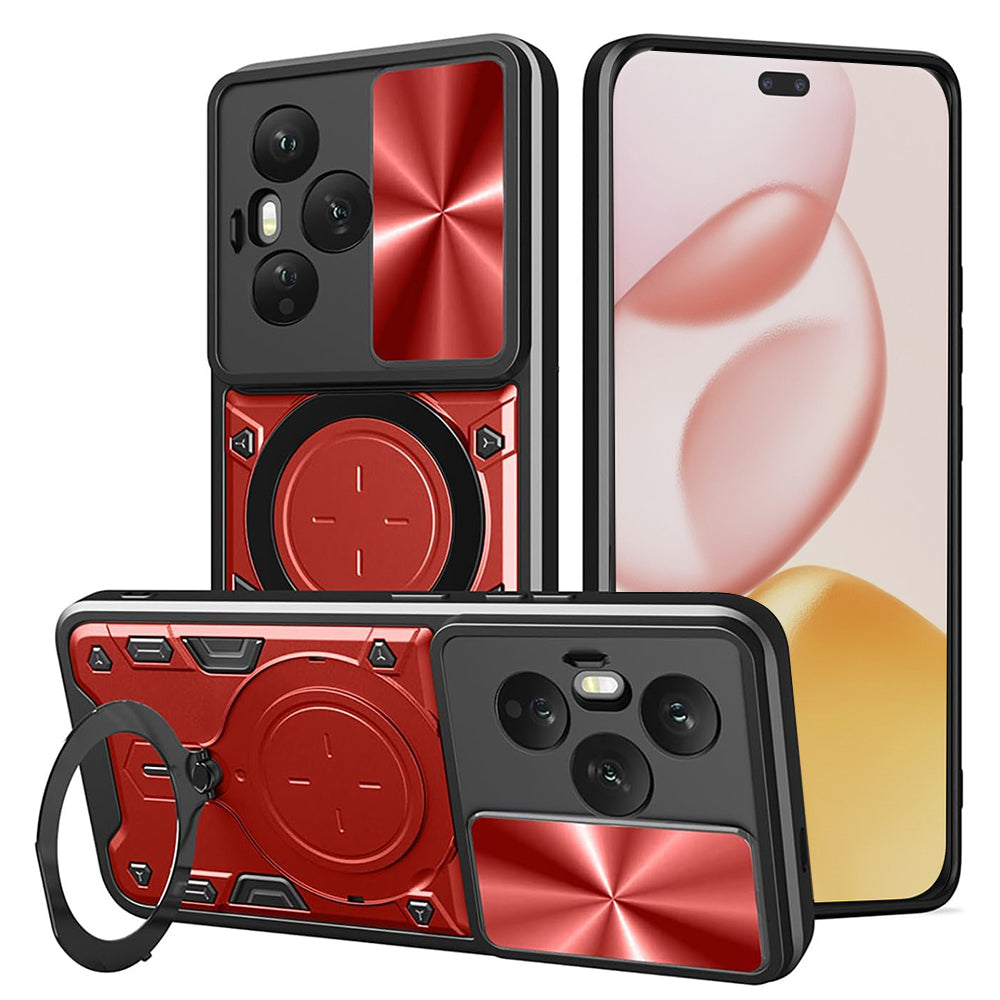 Hoes voor Honor 400 Pro, Techsuit, CamGuard Pro, Rood