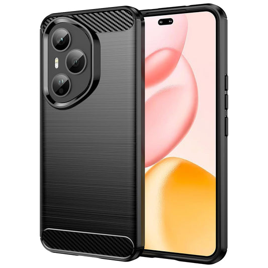 Hoes voor Honor 400 Pro, Techsuit, Carbon, Zwart