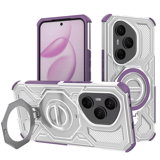 Hoes voor Honor 400 Pro, Techsuit, Carbon Shield Pro, Paars