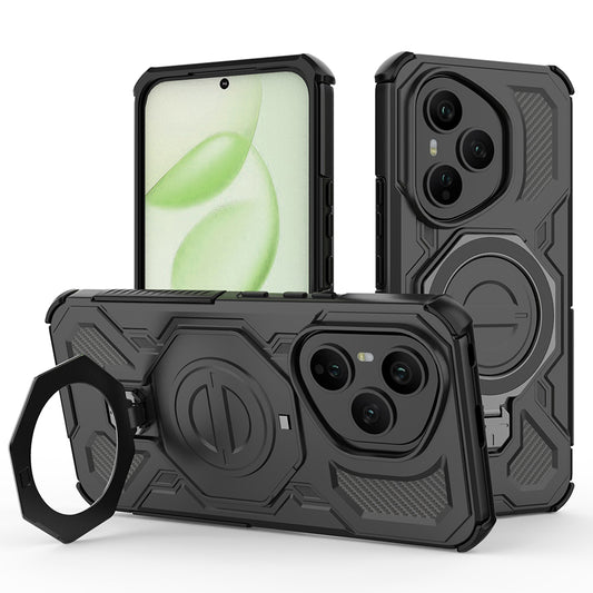 Hoes voor Honor 400 Pro, Techsuit, Carbon Shield Pro, Zwart