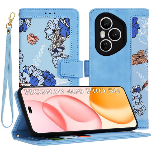 Hoes voor Honor 400 Pro, Techsuit, FlipCraft, Blauw