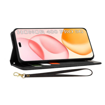 Hoes voor Honor 400 Pro, Techsuit, FlipCraft, Zwart