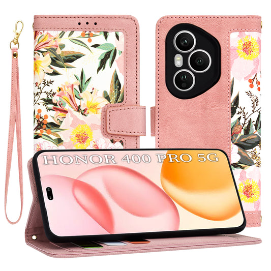 Hoes voor Honor 400 Pro, Techsuit, FlipCraft, Roze