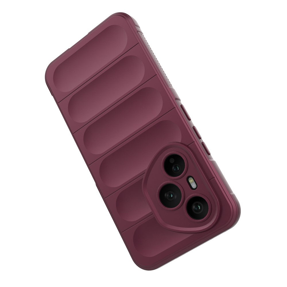 Hoes voor Honor 400 Pro, Techsuit, Magic Shield, Wijnrood