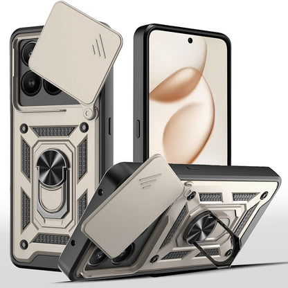 Hoes voor Honor 400 Smart 4G / X7d 4G / 400 Smart 5G, Techsuit, CamShield, Goud