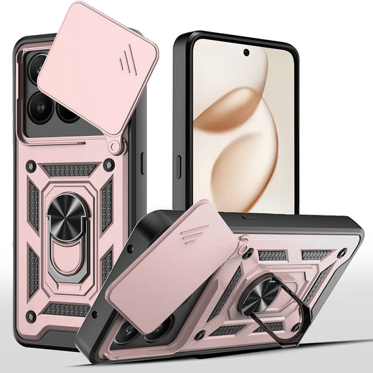 Hoes voor Honor 400 Smart 4G / X7d 4G / 400 Smart 5G, Techsuit, CamShield, Roze
