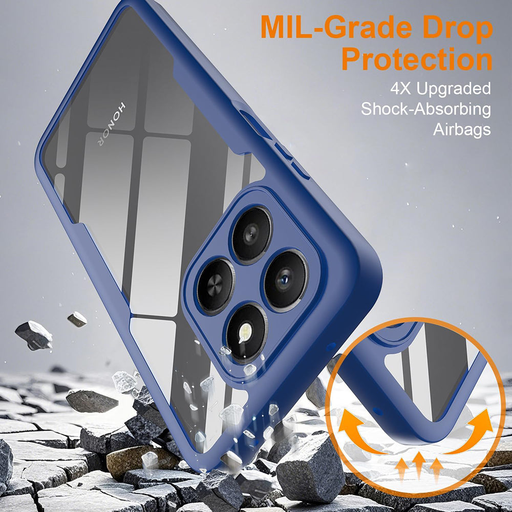 Hoes voor Honor 400 Smart 4G / X7d 4G / 400 Smart 5G, Techsuit, ColorVerse 360, Blauw