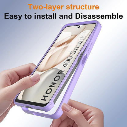 Hoes voor Honor 400 Smart 4G / X7d 4G / 400 Smart 5G, Techsuit, ColorVerse 360, Paars