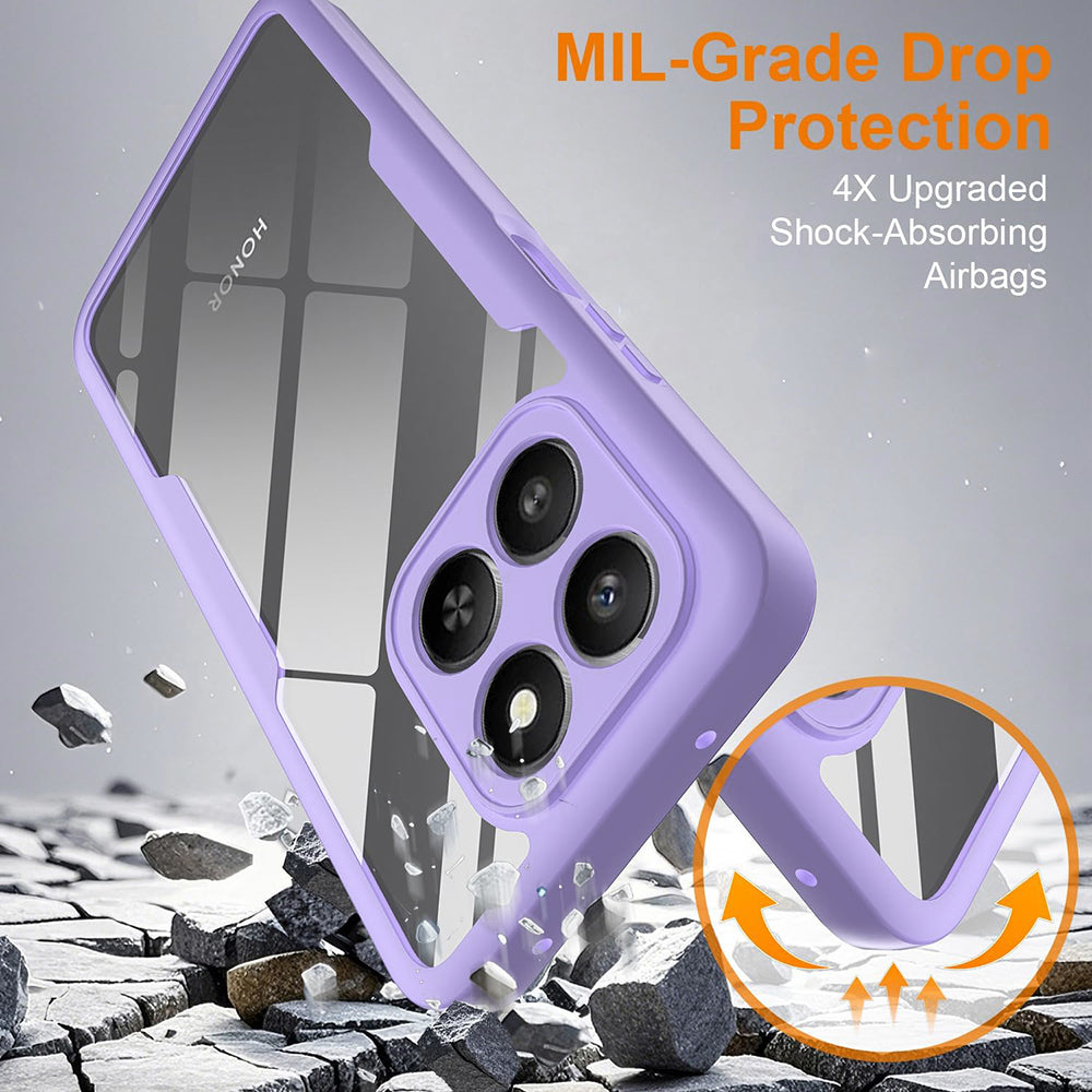 Hoes voor Honor 400 Smart 4G / X7d 4G / 400 Smart 5G, Techsuit, ColorVerse 360, Paars