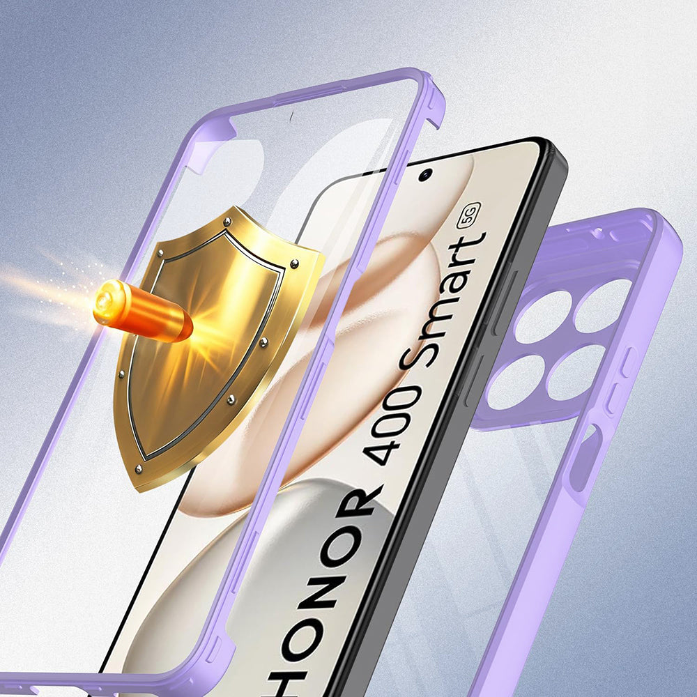 Hoes voor Honor 400 Smart 4G / X7d 4G / 400 Smart 5G, Techsuit, ColorVerse 360, Paars