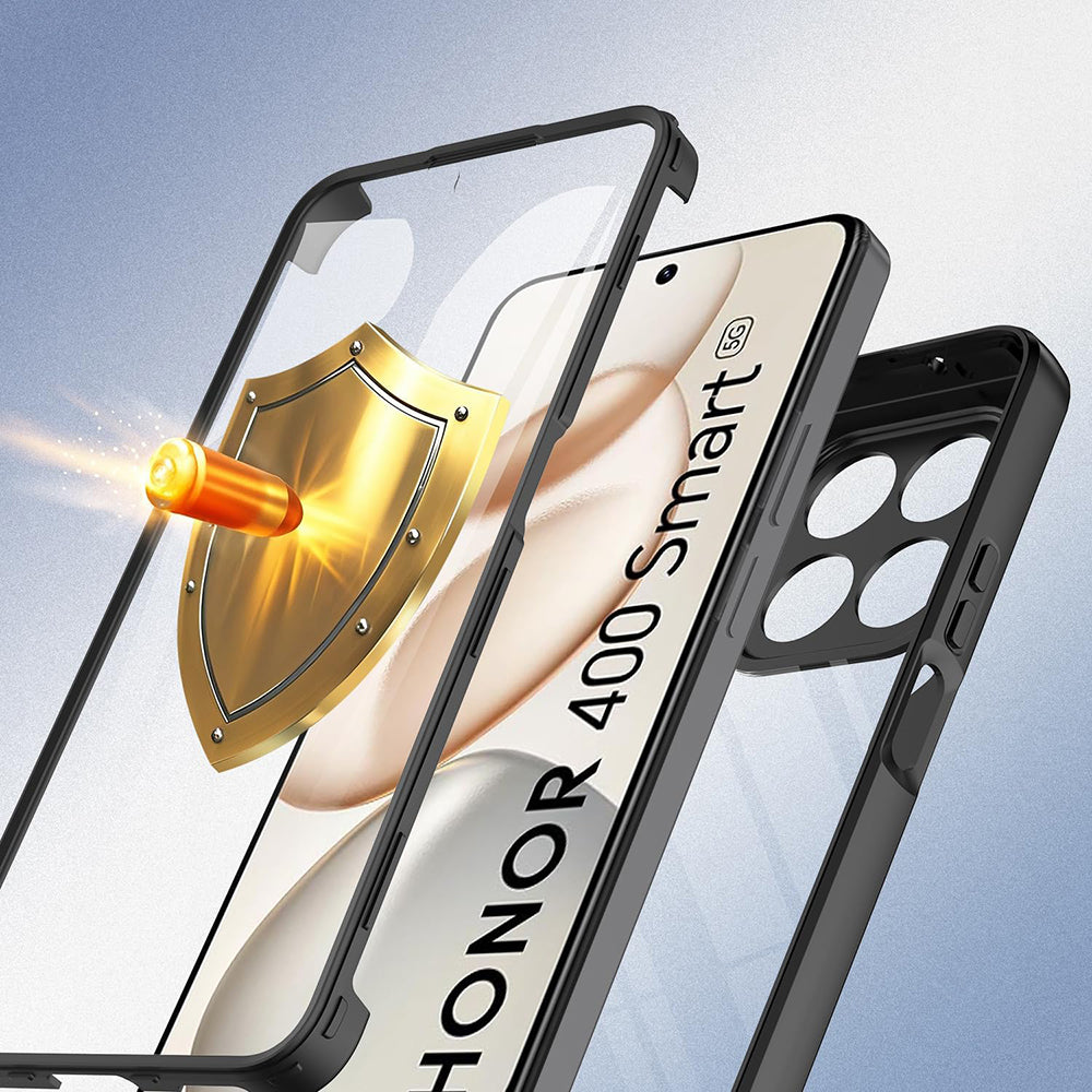 Hoes voor Honor 400 Smart 4G / X7d 4G / 400 Smart 5G, Techsuit, ColorVerse 360, Zwart