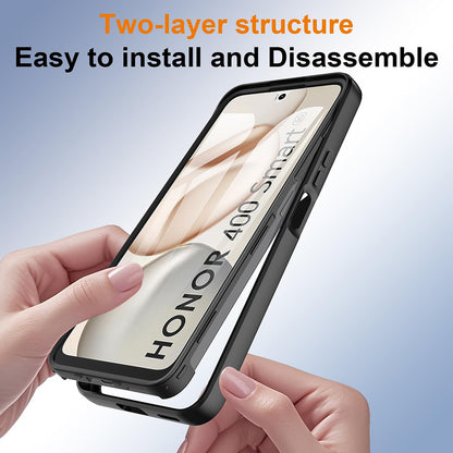 Hoes voor Honor 400 Smart 4G / X7d 4G / 400 Smart 5G, Techsuit, ColorVerse 360, Zwart