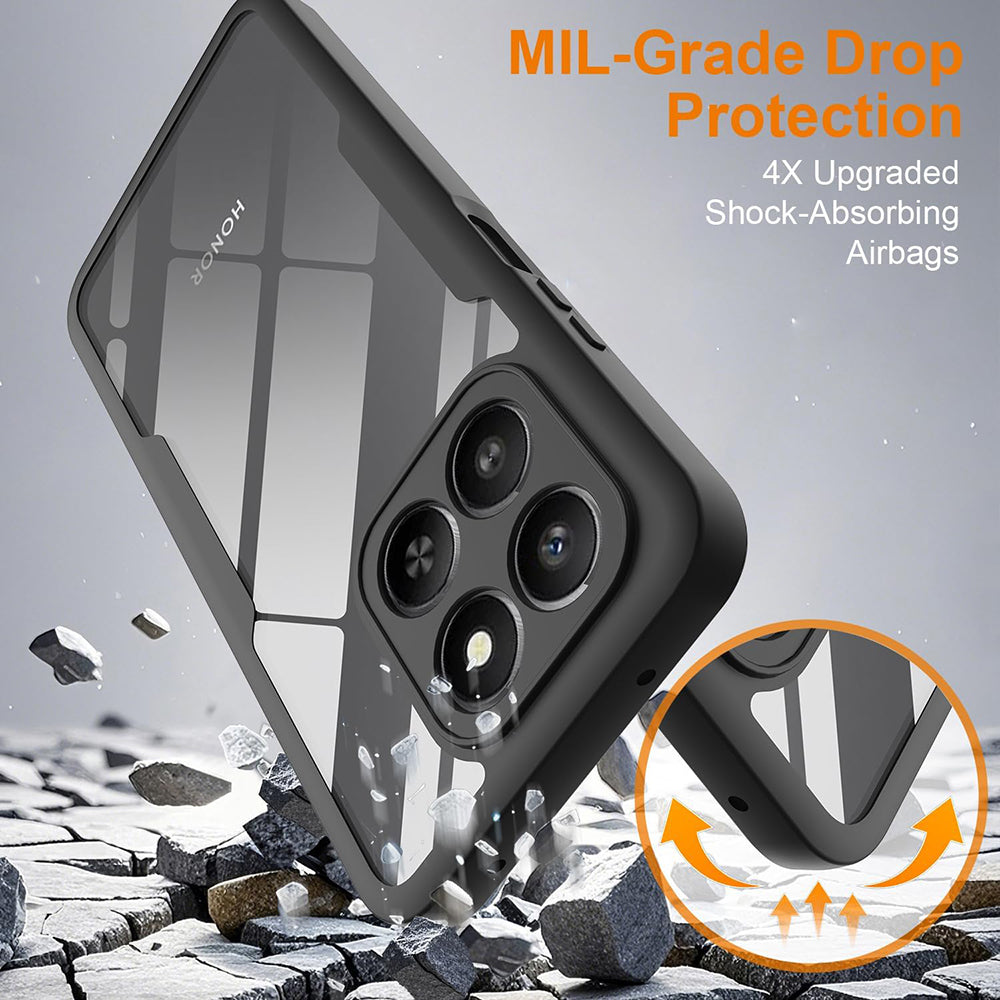 Hoes voor Honor 400 Smart 4G / X7d 4G / 400 Smart 5G, Techsuit, ColorVerse 360, Zwart